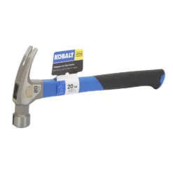 Kobalt Hammers 100-year anniversary 20-oz Smooth Face Steel Head Fiberglass Claw Hammer -Kobalt Sales Store 42213090