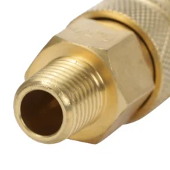 Kobalt Air Compressor Fittings Brass NPT Coupler (M) 1/4-in Universal -Kobalt Sales Store 42260951