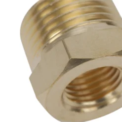 Kobalt Air Compressor Fittings NPT Brass Bushing Adapter 1/2-in (M) x 1/4-in (F) 9 Kobalt Air Compressor Fittings NPT Brass Bushing Adapter 1/2-in (M) x 1/4-in (F) -Kobalt Sales Store 42302038