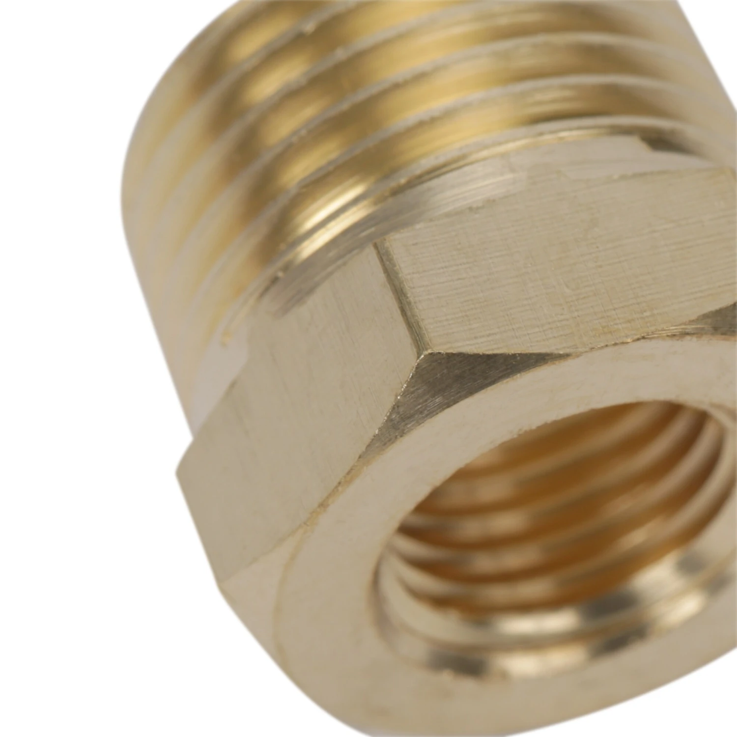 Kobalt Air Compressor Fittings NPT Brass Bushing Adapter 1/2-in (M) x 1/4-in (F) 4 Kobalt Air Compressor Fittings NPT Brass Bushing Adapter 1/2-in (M) x 1/4-in (F) - Image 4