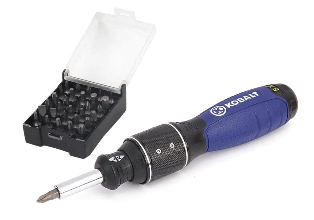 Kobalt Screwdrivers 32-Piece Rubber Handle Magnetic Ratcheting Set Multi-bit Screwdriver Set 1 Kobalt Screwdrivers 32-Piece Rubber Handle Magnetic Ratcheting Set Multi-bit Screwdriver Set
