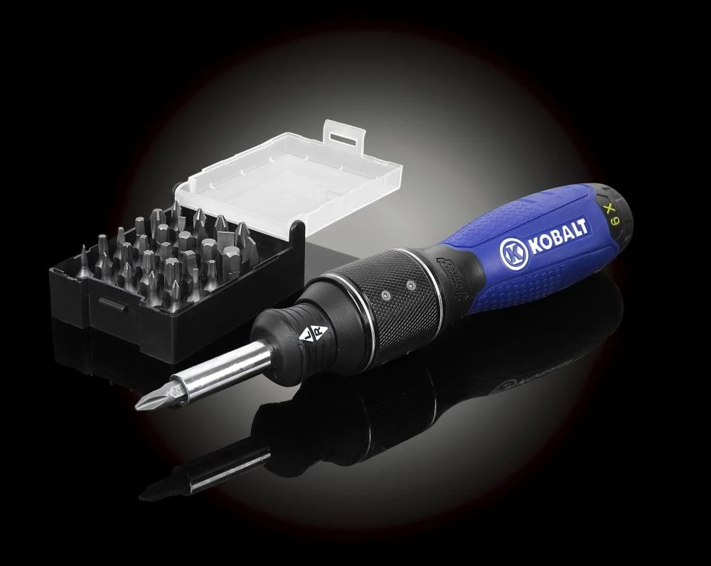 Kobalt Screwdrivers 32-Piece Rubber Handle Magnetic Ratcheting Set Multi-bit Screwdriver Set 3 Kobalt Screwdrivers 32-Piece Rubber Handle Magnetic Ratcheting Set Multi-bit Screwdriver Set - Image 3
