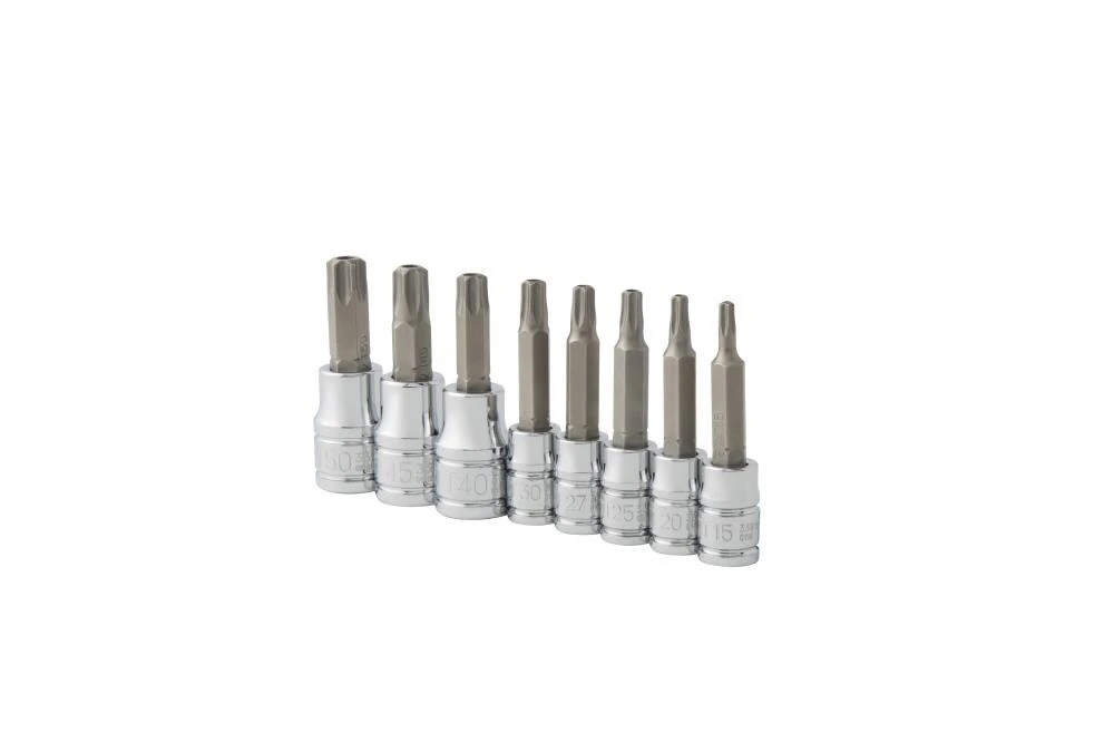 Kobalt Driver Sockets & Sets 8-Piece 1/4-in; 3/8-in Drive Set Tamper-Proof Torx Bit Tamper-Proof Driver Socket Set 6 Kobalt Driver Sockets & Sets 8-Piece 1/4-in; 3/8-in Drive Set Tamper-Proof Torx Bit Tamper-Proof Driver Socket Set - Image 6