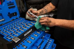 Kobalt Mechanics Tool Sets 250-Piece Standard (SAE) and Metric Combination Polished Chrome Mechanics Tool Set (1/4-in; 3/8-in) -Kobalt Sales Store 42702397 scaled