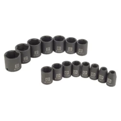 Kobalt Impact Sockets & Impact Socket Sets 15-Piece Standard (SAE) 1/2-in Drive 6-Point Impact Socket Set -Kobalt Sales Store 44418170