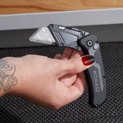 Kobalt Utility Knives Kobalt Speed Release Compact Knife 18mm 1-Blade Folding Utility Knife -Kobalt Sales Store 44864437