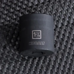 Kobalt Impact Sockets & Impact Socket Sets Standard (SAE) 1/2-in Drive 1-1/8-in 6-Point Impact Socket -Kobalt Sales Store 44893534