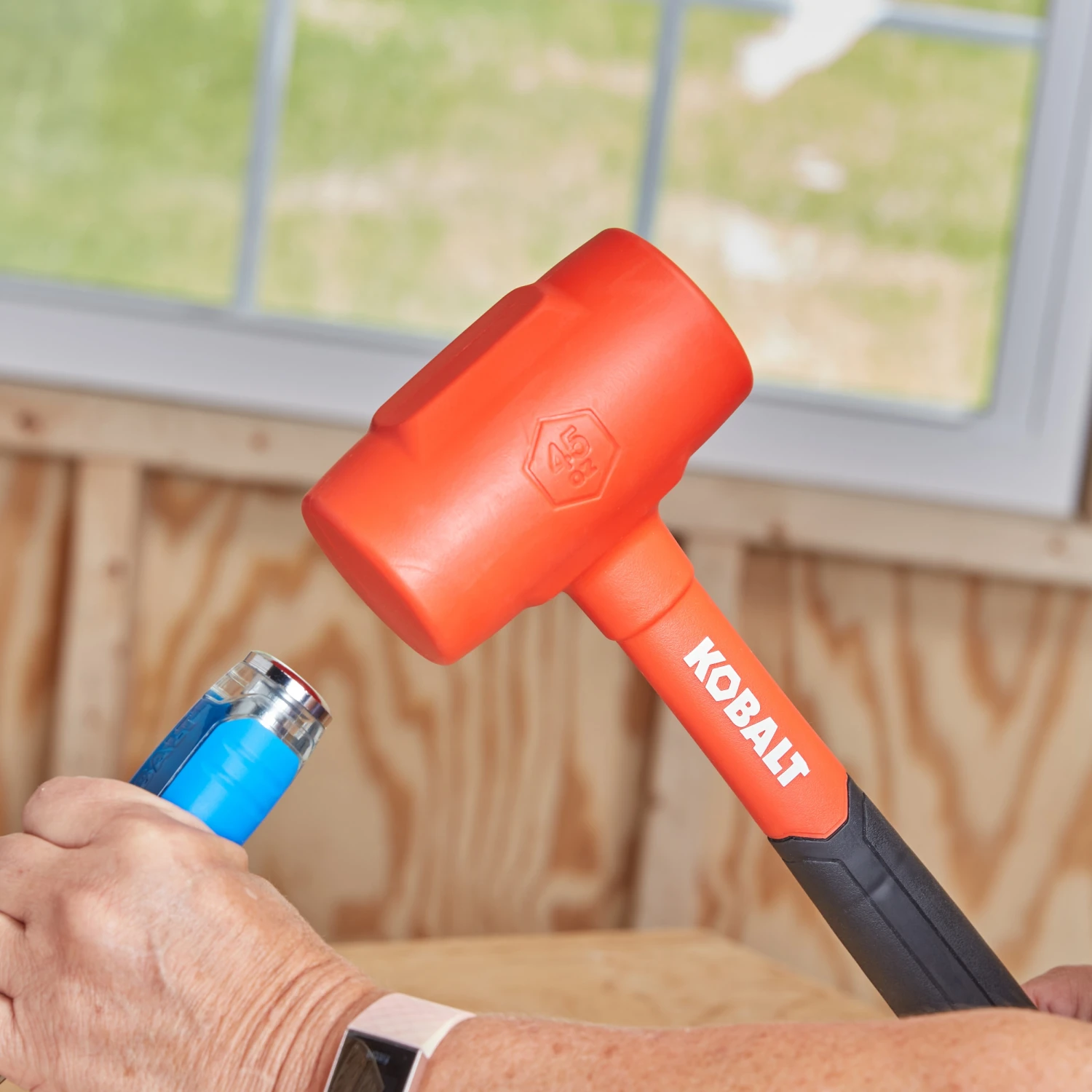 Kobalt Hammers 45-oz Smooth Face Plastic Head Plastic Dead Blow Hammer 2 Kobalt Hammers 45-oz Smooth Face Plastic Head Plastic Dead Blow Hammer - Image 2