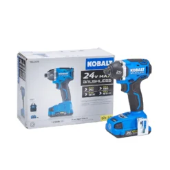 Kobalt Impact Drivers 24-volt Max Variable Speed Brushless Cordless Impact Driver (1-Battery Included) 13 Kobalt Impact Drivers 24-volt Max Variable Speed Brushless Cordless Impact Driver (1-Battery Included) -Kobalt Sales Store 45231353