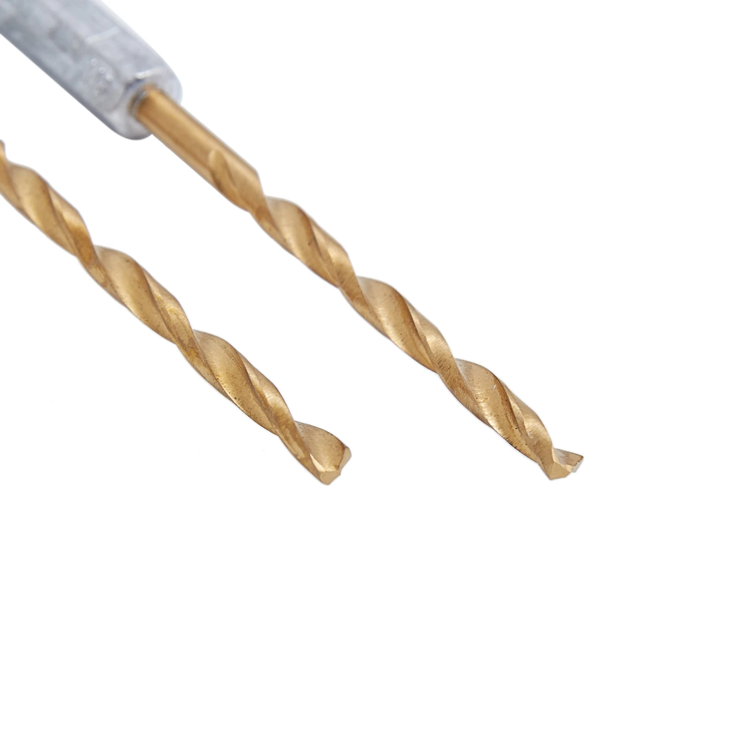 Kobalt Twist Drill Bits 2-Piece 1/8-in 2-1/2-in Titanium Coated Hss Twist Drill Bit 2 Kobalt Twist Drill Bits 2-Piece 1/8-in 2-1/2-in Titanium Coated Hss Twist Drill Bit - Image 2