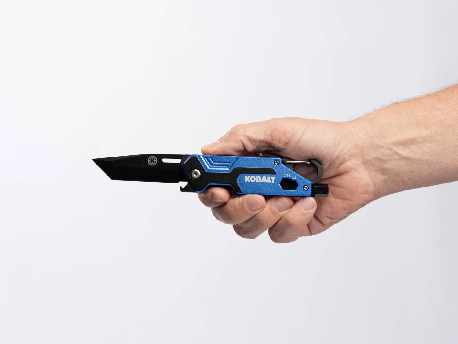 Kobalt Pocket Knives 2.87-in Stainless Steel Tanto Pocket Knife 4 Kobalt Pocket Knives 2.87-in Stainless Steel Tanto Pocket Knife - Image 4