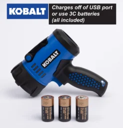 Kobalt Flashlights 1200-Lumen LED Rechargeable Spotlight Flashlight 9 Kobalt Flashlights 1200-Lumen LED Rechargeable Spotlight Flashlight -Kobalt Sales Store 45368644 scaled