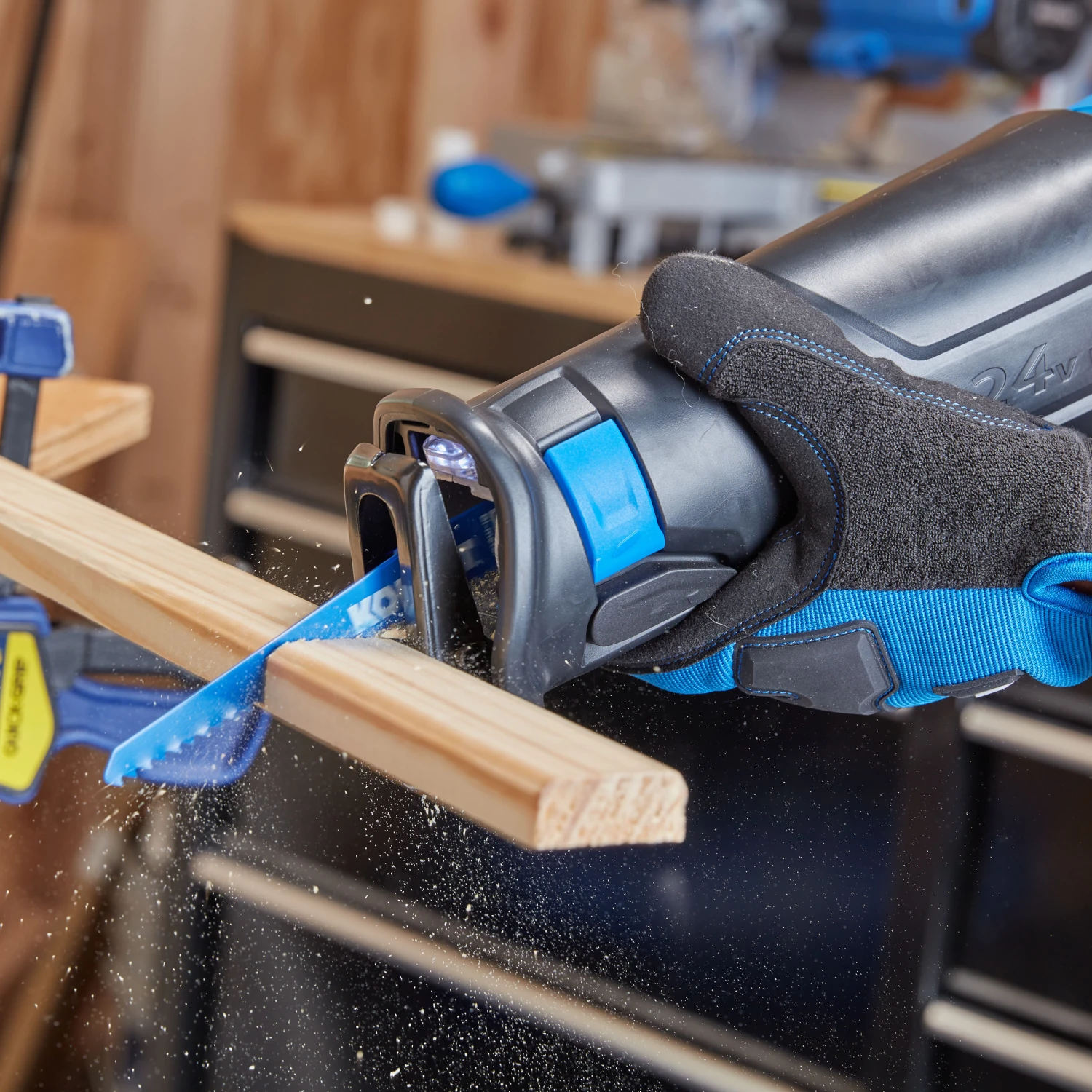 Kobalt Reciprocating Saws 24-volt Max Variable Speed Brushless Cordless Reciprocating Saw (Tool Only) 7 Kobalt Reciprocating Saws 24-volt Max Variable Speed Brushless Cordless Reciprocating Saw (Tool Only) - Image 7