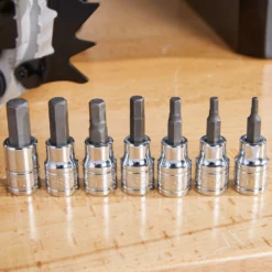 Kobalt Driver Sockets & Sets 7-Piece 3/8-in Drive Set Hex Bit Metric Driver Socket Set 11 Kobalt Driver Sockets & Sets 7-Piece 3/8-in Drive Set Hex Bit Metric Driver Socket Set -Kobalt Sales Store 45373715