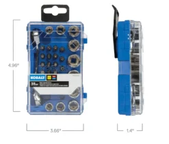 Kobalt Mechanics Tool Sets 35-Piece Standard (SAE) and Metric Combination Polished Chrome Mechanics Tool Set 19 Kobalt Mechanics Tool Sets 35-Piece Standard (SAE) and Metric Combination Polished Chrome Mechanics Tool Set -Kobalt Sales Store 45400161 scaled