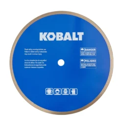 Kobalt Diamond Saw Blades 10-in Wet Glass Diamond Saw Blade -Kobalt Sales Store 45400386