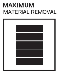 Kobalt Files 4-in Coarse Half Round Beaver File -Kobalt Sales Store 45419753