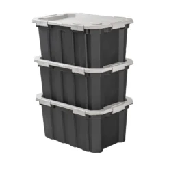 Kobalt Plastic Storage Totes X-large 24-Gallon (96-Quart) Grey Tote Latching Lid 22 Kobalt Plastic Storage Totes X-large 24-Gallon (96-Quart) Grey Tote Latching Lid -Kobalt Sales Store 46358968 scaled